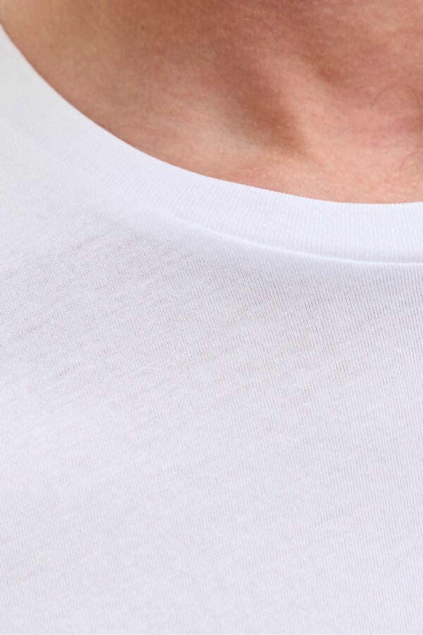 Jack & Jones T-shirt estampada à frente Branco