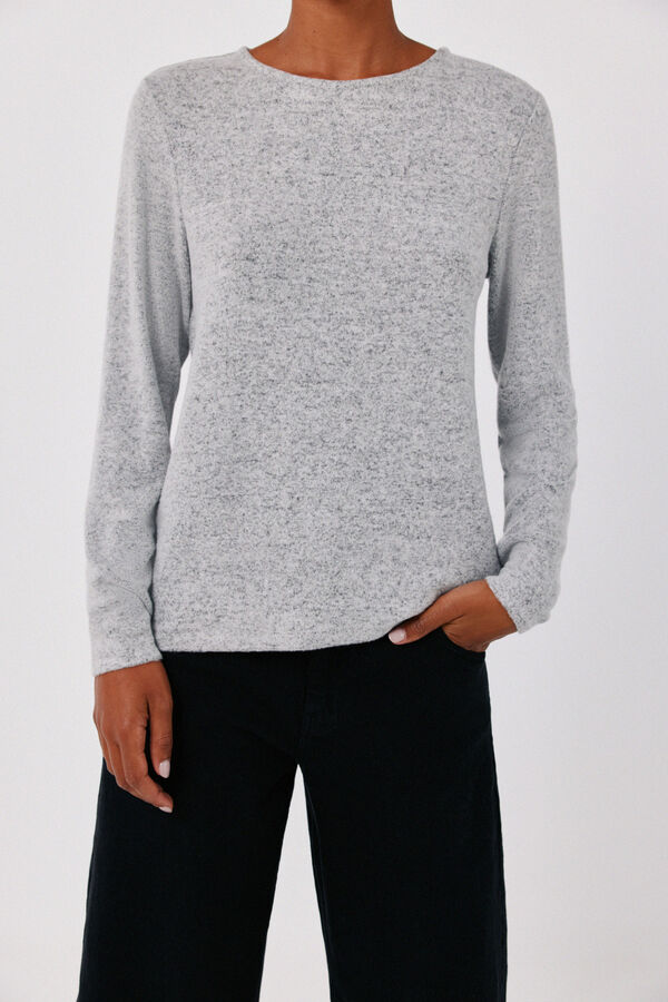 Cortefiel Soft basic T-shirt Camel