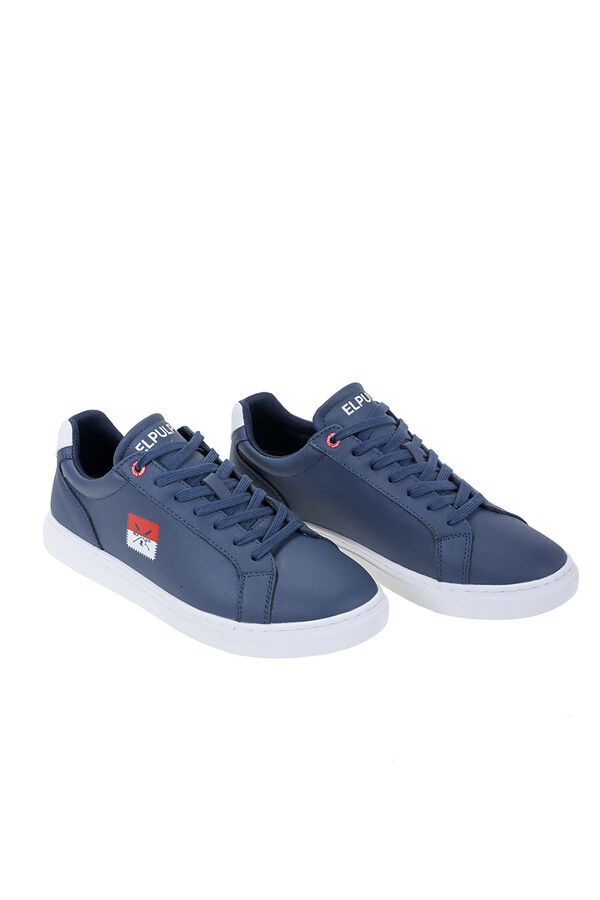 Cortefiel Casual side flag trainer Navy