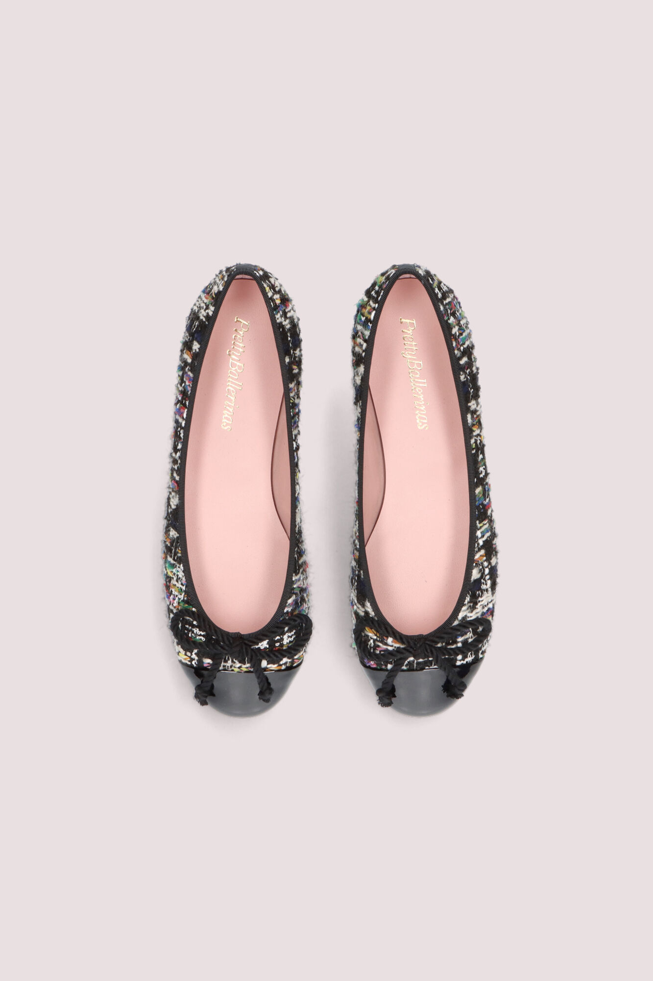 Black and white ballet flats deals