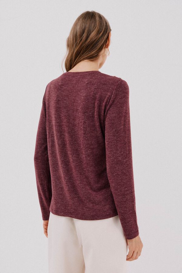 Cortefiel buttons box shirt Purple