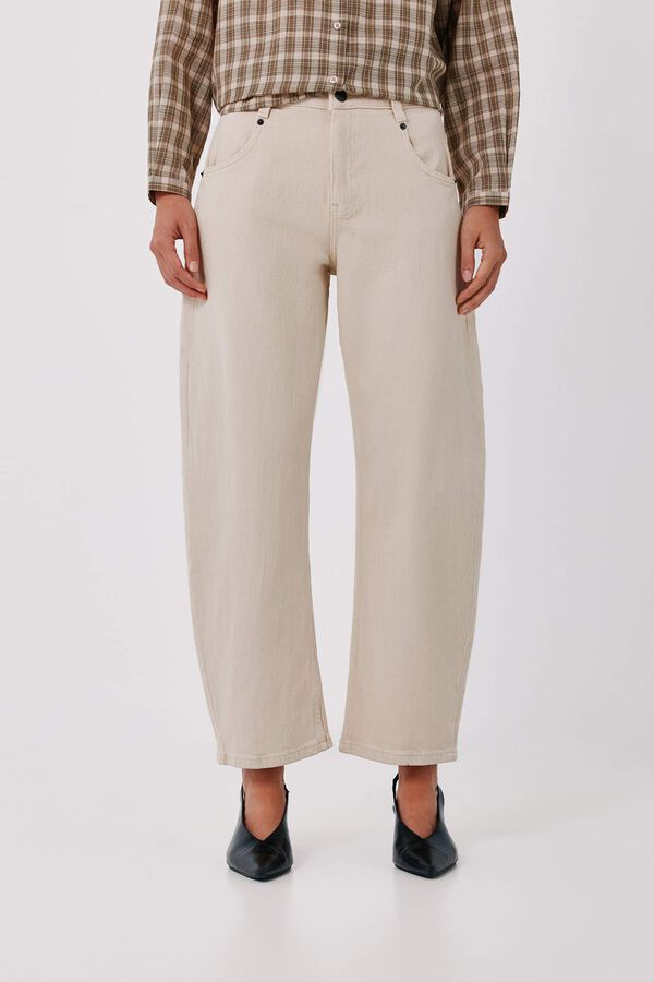 Cortefiel Barrel jeans Brown