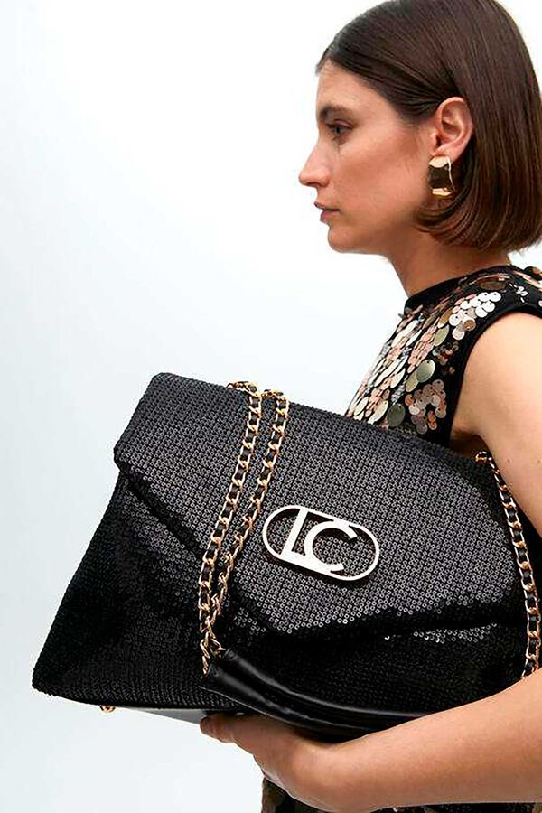 Lola Casademunt Bolso solapa Negro