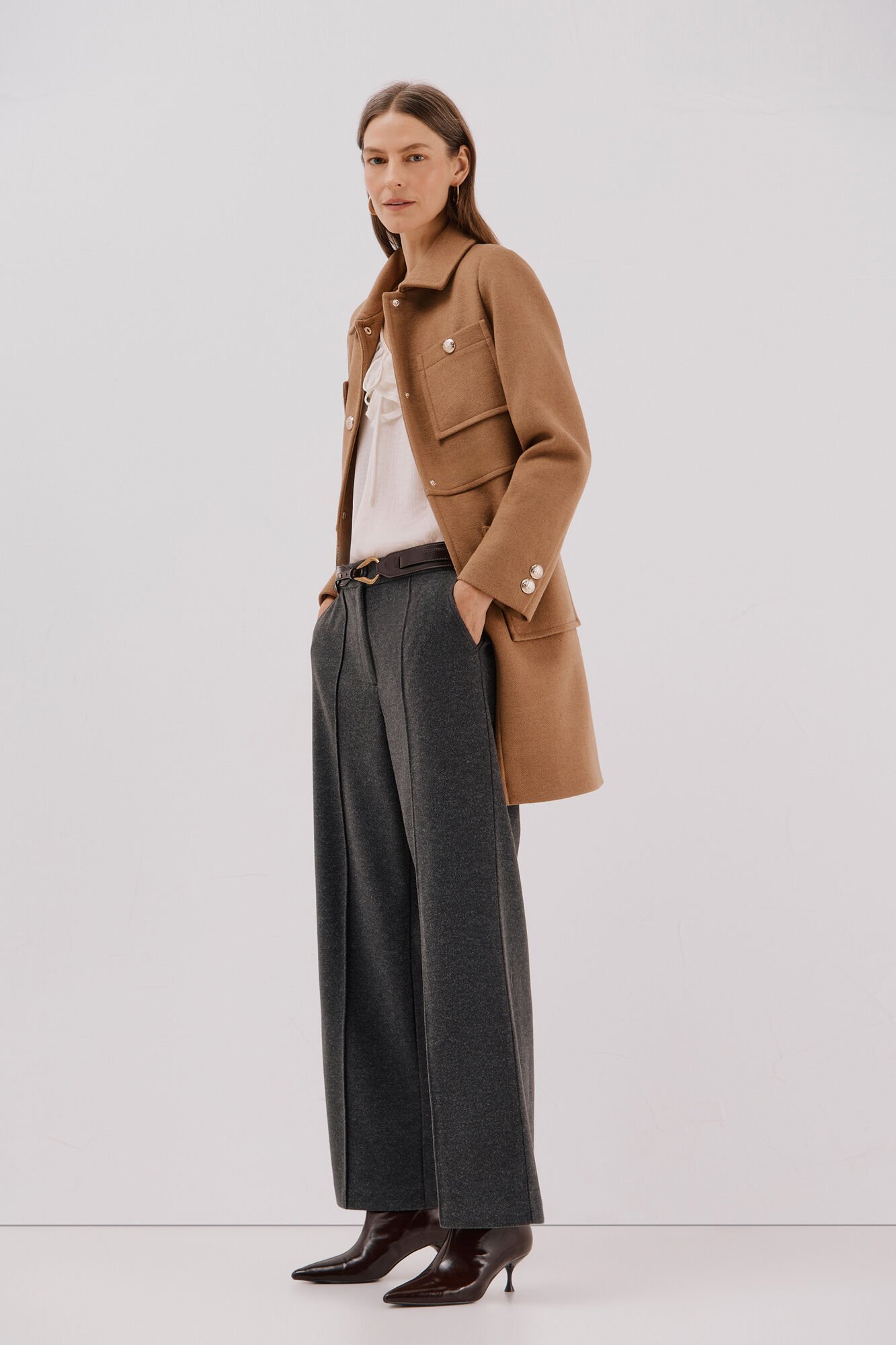 Cortefiel Coat with golden buttons