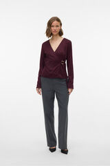 Vero Moda Top de malha com detalhe de fivela Roxo