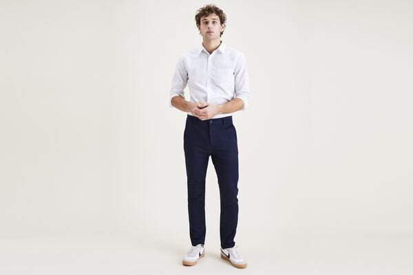 Dockers Calças chino skinny fit original Azul