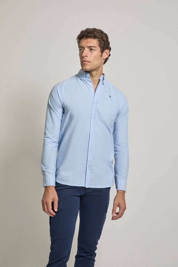 Street Monkey Oxford Shirt  Blue