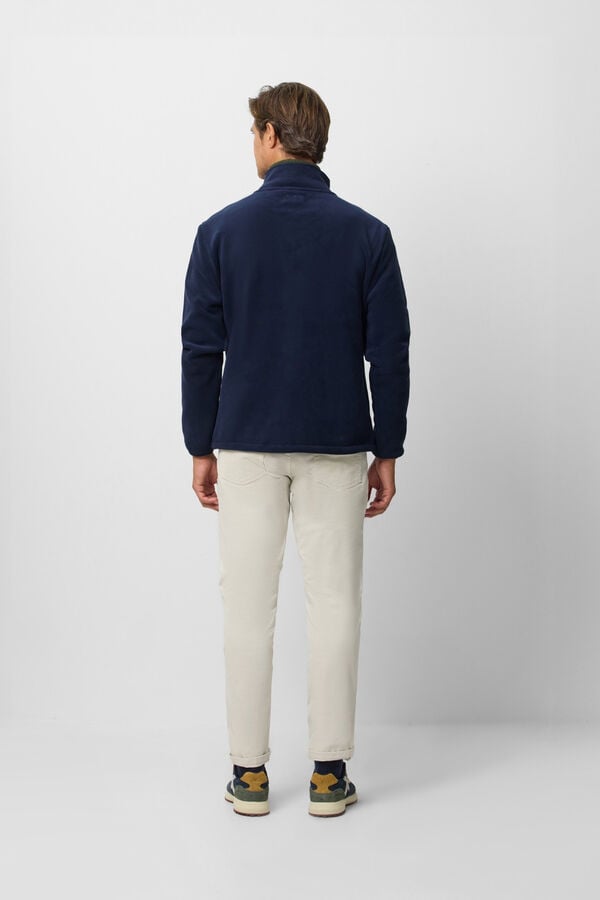 Silbon Forro polar clássico Azul