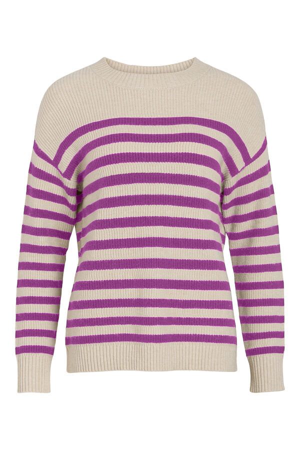 Cortefiel Soft jersey-knit jumper Brown