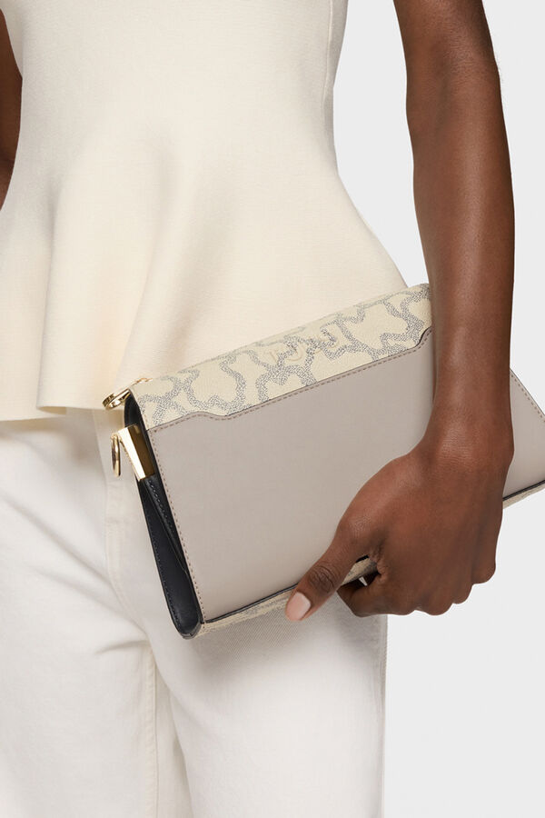 Tous Bandolera mediana Kaos Icon Beige