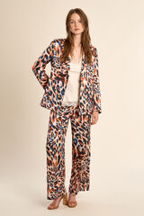 Molly Bracken Cal&ccedil;a de mulher comprida estampada Multicolorido