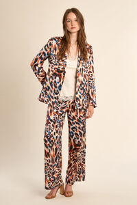 Molly Bracken Cal&ccedil;a de mulher comprida estampada