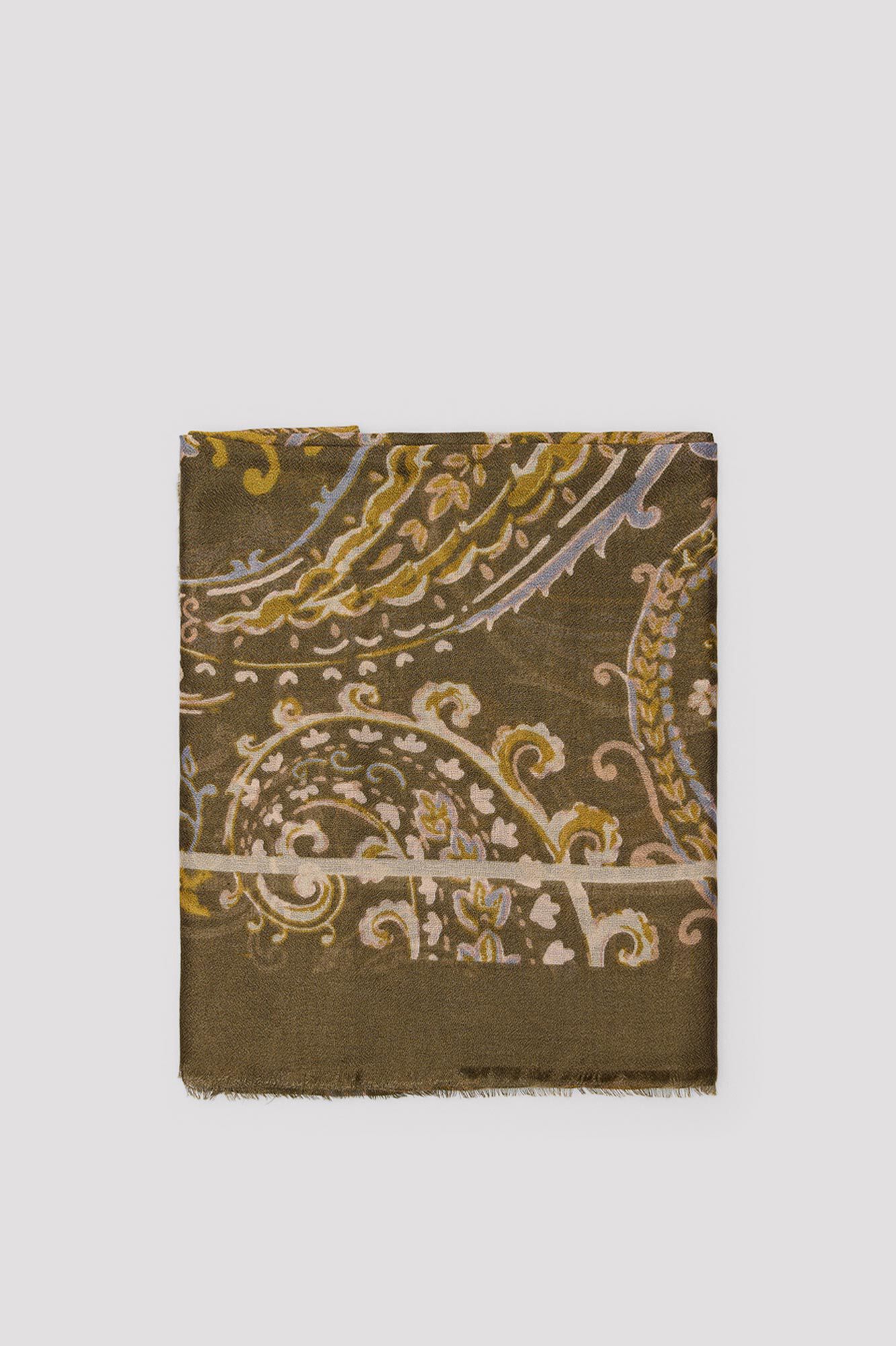 Cortefiel Paisley print square scarf