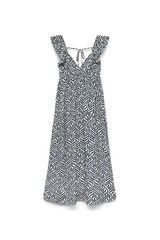 Vero Moda Vestido midi de al&ccedil;as Multicolorido