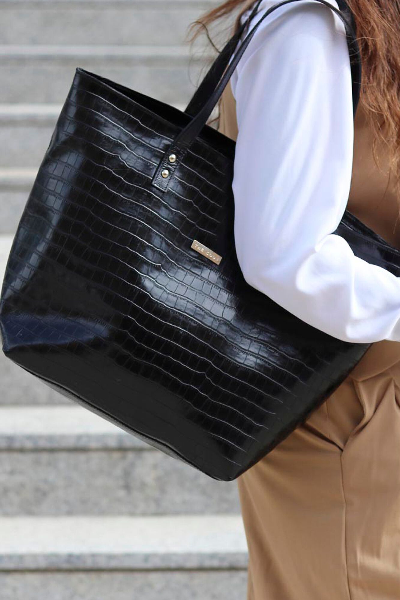 The Code Mala shopper Arizona em pele