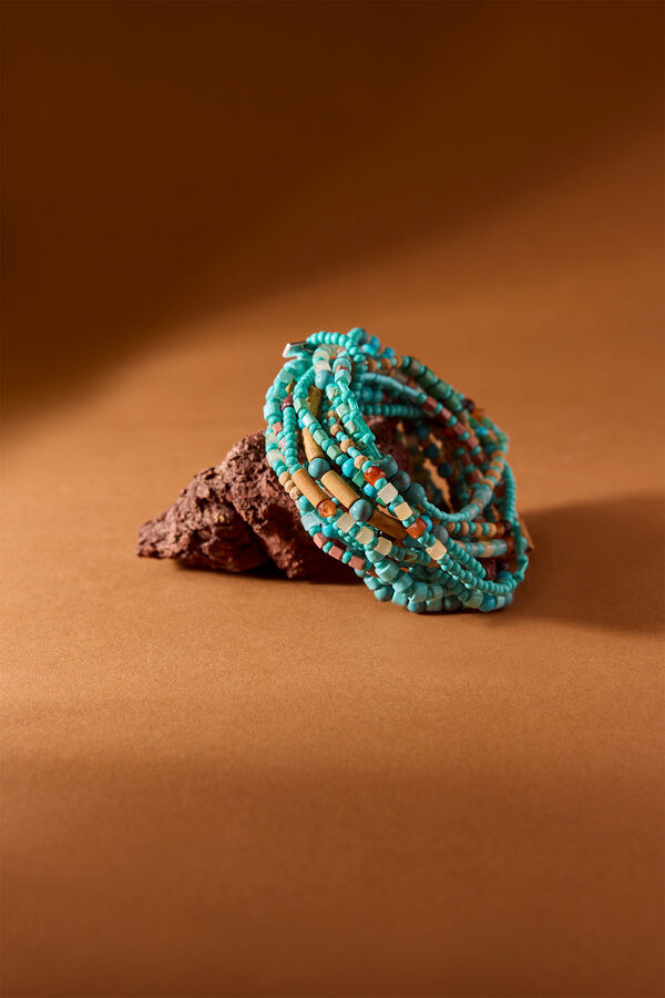 Slowlove Pulsera de cuentas m&uacute;ltiple Multicolor