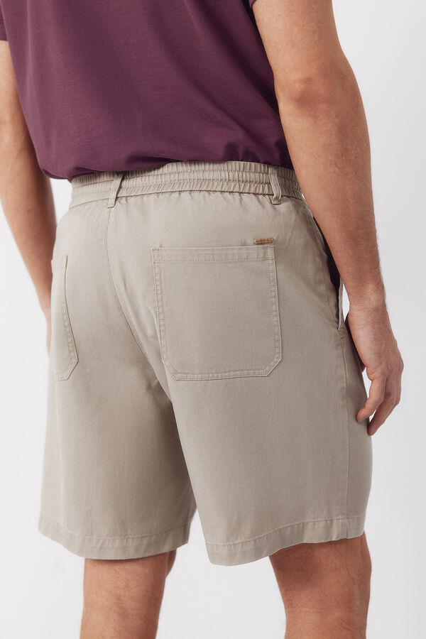 Cortefiel Bermuda laces Beige