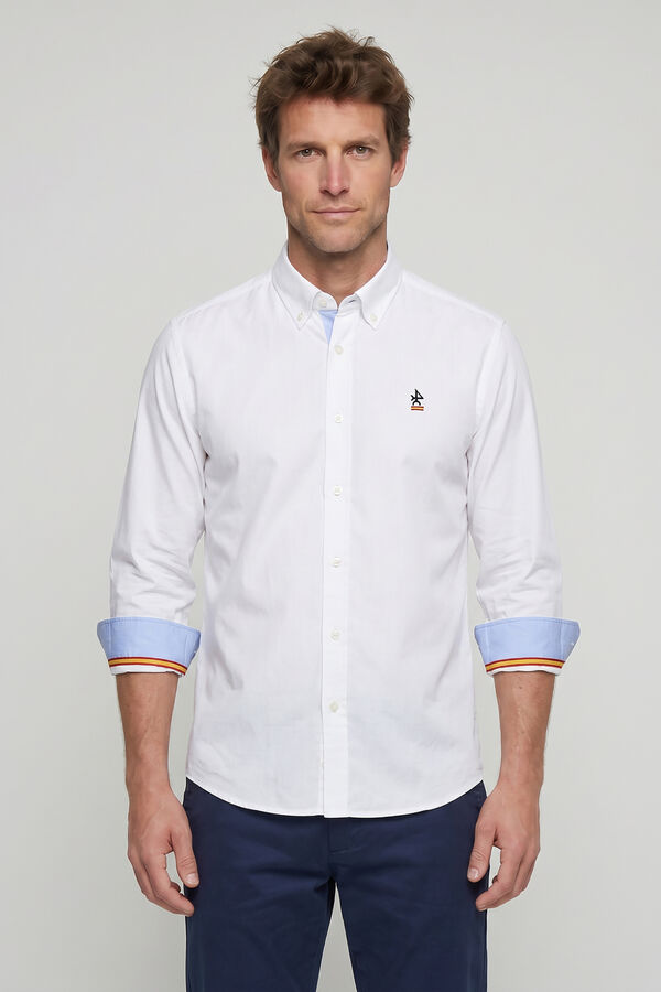 Valecuatro Camisa cl&aacute;ssica Espanha Branco