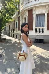 The Code Verona basket bag crossbody Dark brown