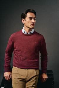 OOTO Camisola gola redonda algodão