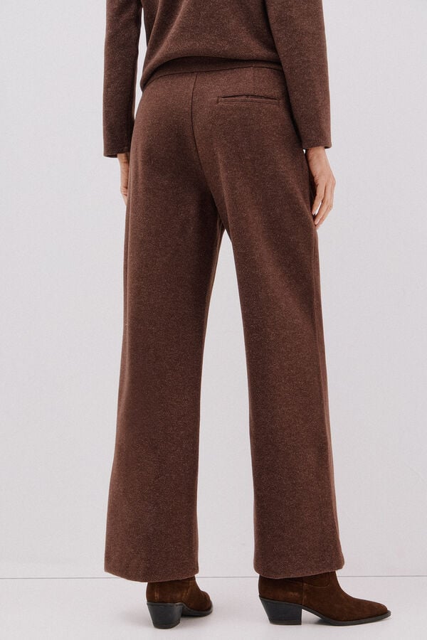 Cortefiel Comfort pants Dark brown