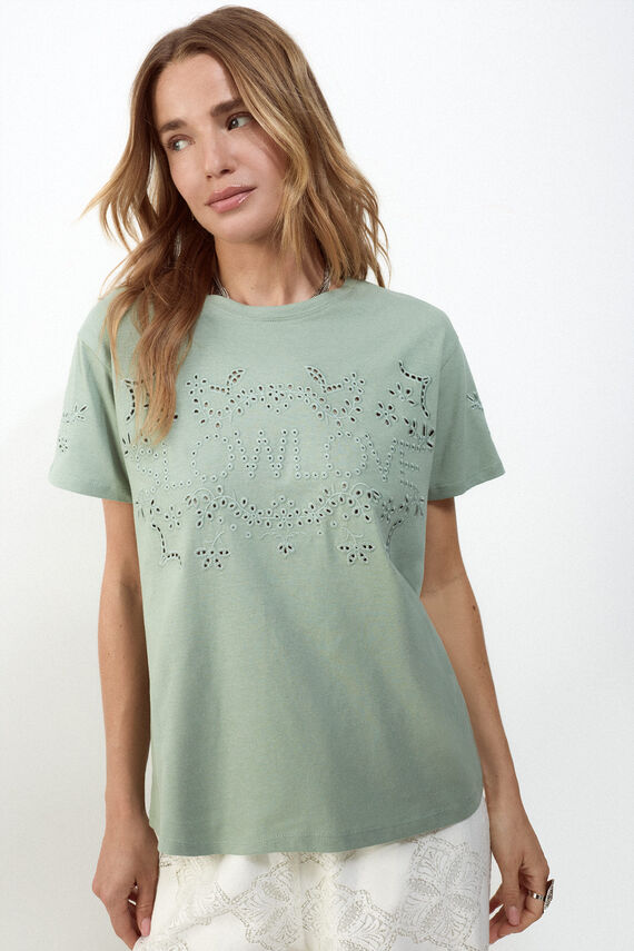 Camiseta bordado