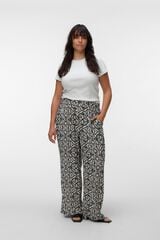 Vero Moda Curve Cal&ccedil;a fluida tamanho grande Cinzento