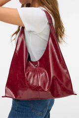 Vero Moda Mala efeito pele  Vermelho