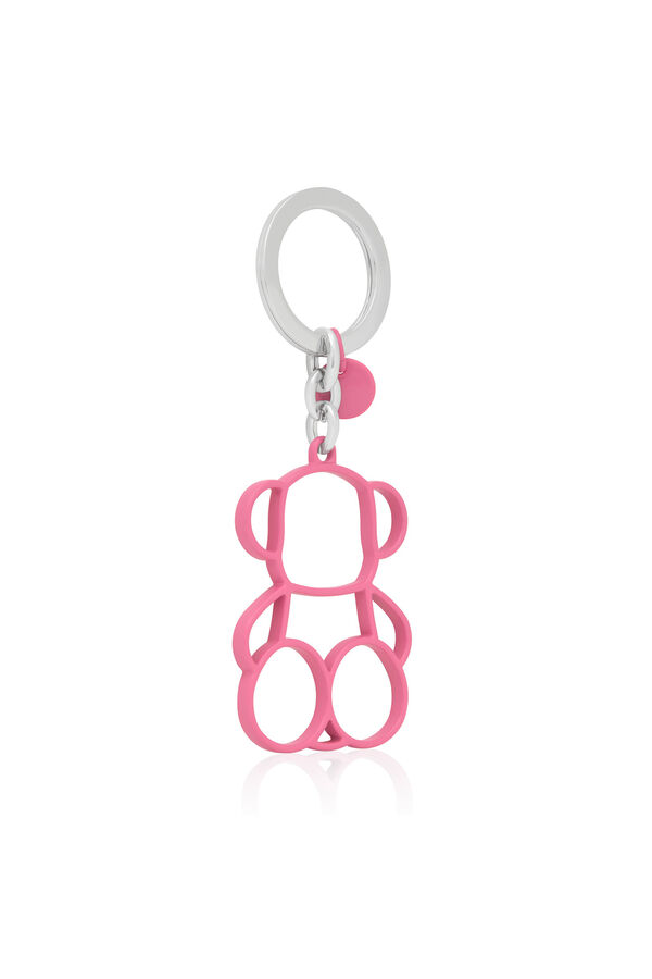 Tous Llavero rosa Silhouette Bold Bear Rosa