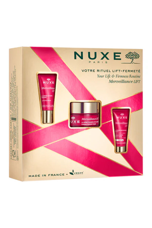 Nuxe Rutina de firmeza: Crema en polvo 50ml + Contorno de ojos 15ml + Crema de noche 15ml Dorado