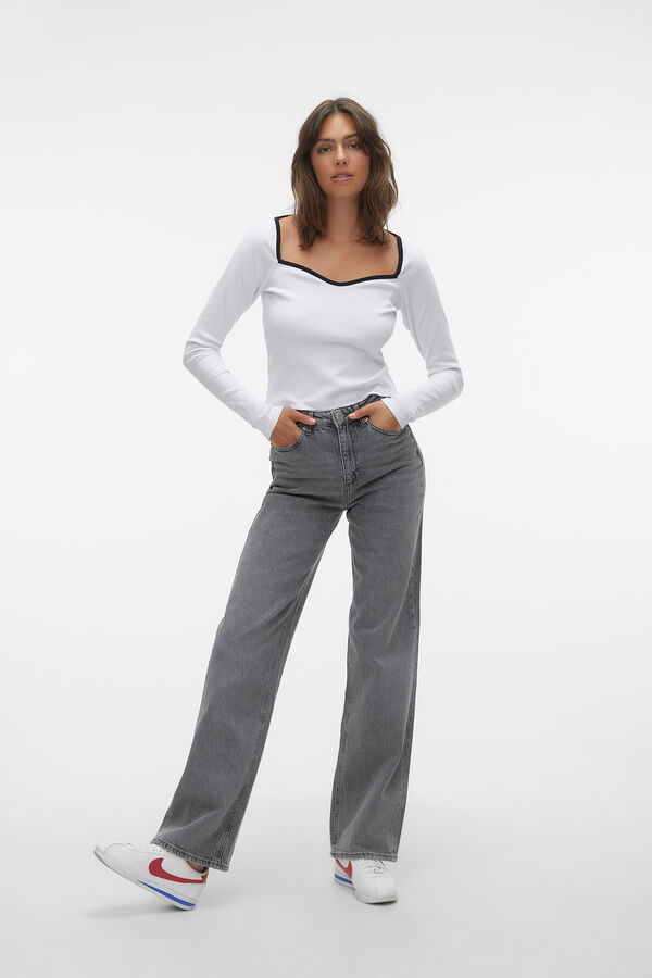 Vero Moda High rise jeans Grey