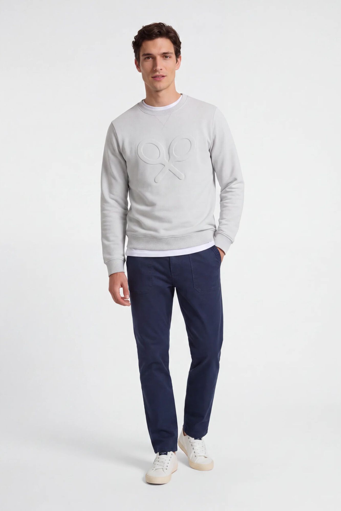Silbon Classic embossed logo sweatshirt