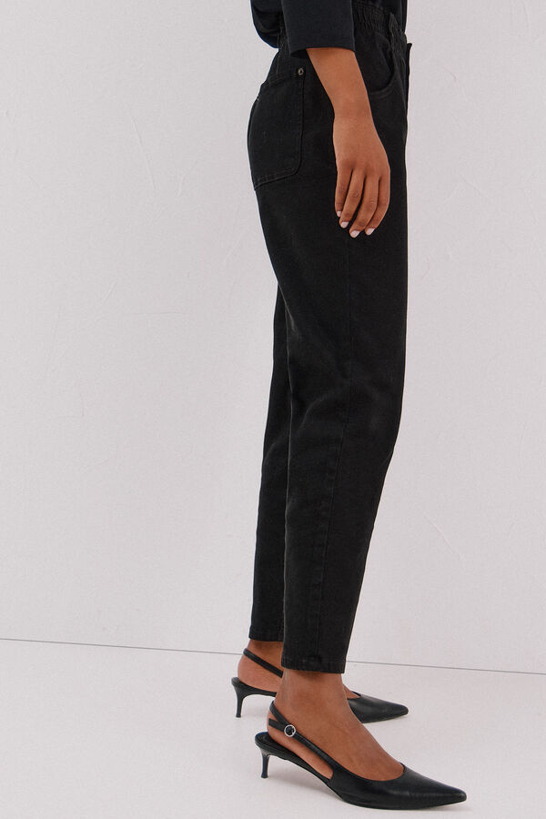 Cortefiel Easy fit jeans  Black