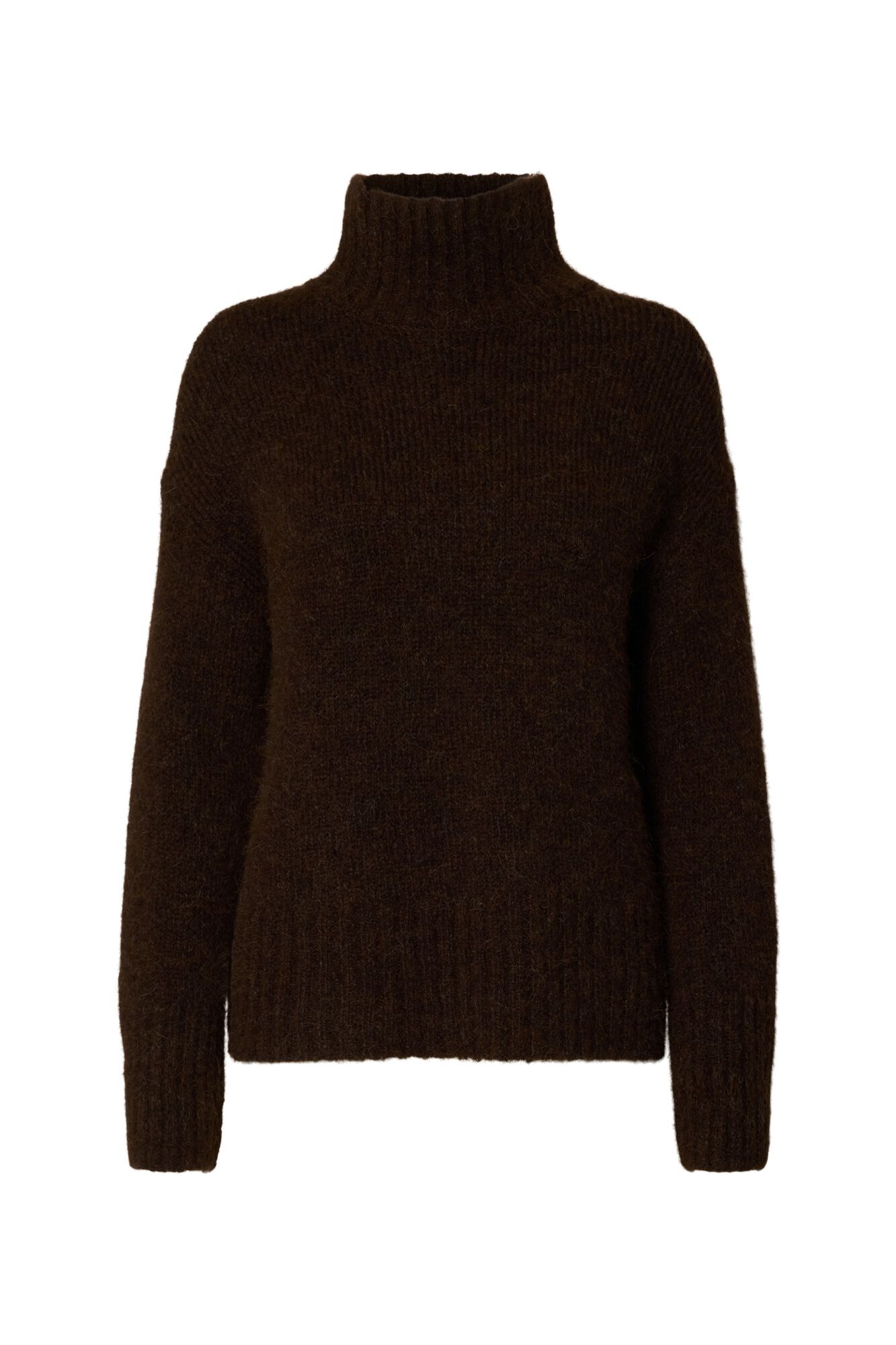 Selected Camisola de alpaca gola alta