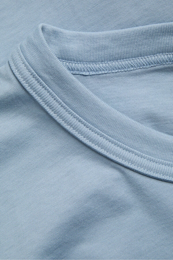 Jack & Jones T-shirt manga curta descontra&iacute;da Azul