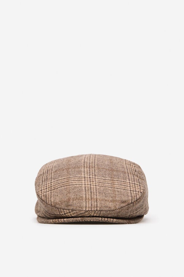 Cortefiel Classic fabric cap Camel