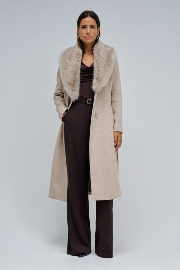 Salsa Jeans Grace cloth coat Grey