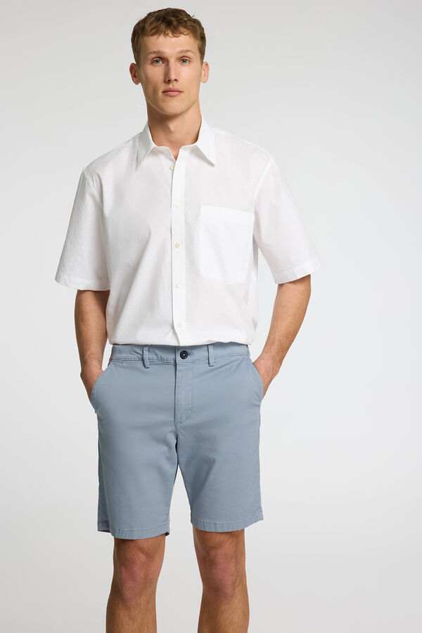 Selected Bermuda estilo chino Slim Fit Azul