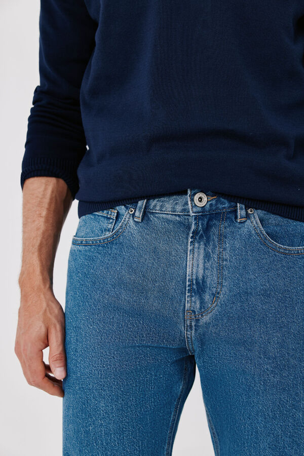 Cortefiel Regular fit jeans Blue