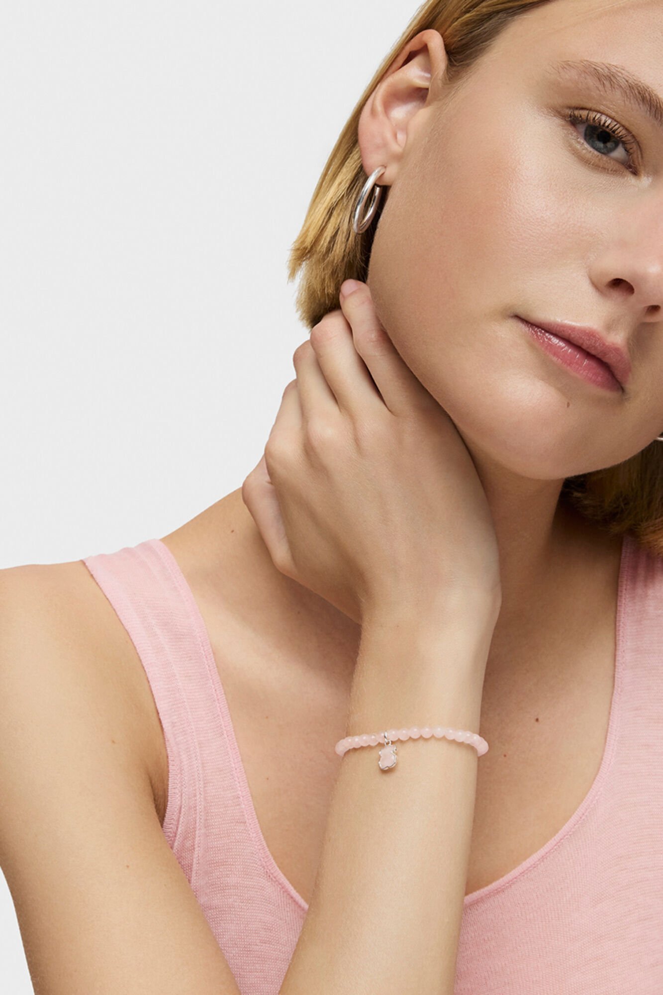 Tous Pulsera de plata y cuarzo TOUS Icon Color