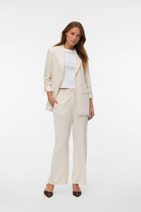 Vero Moda Blazer de linho manga 3/4