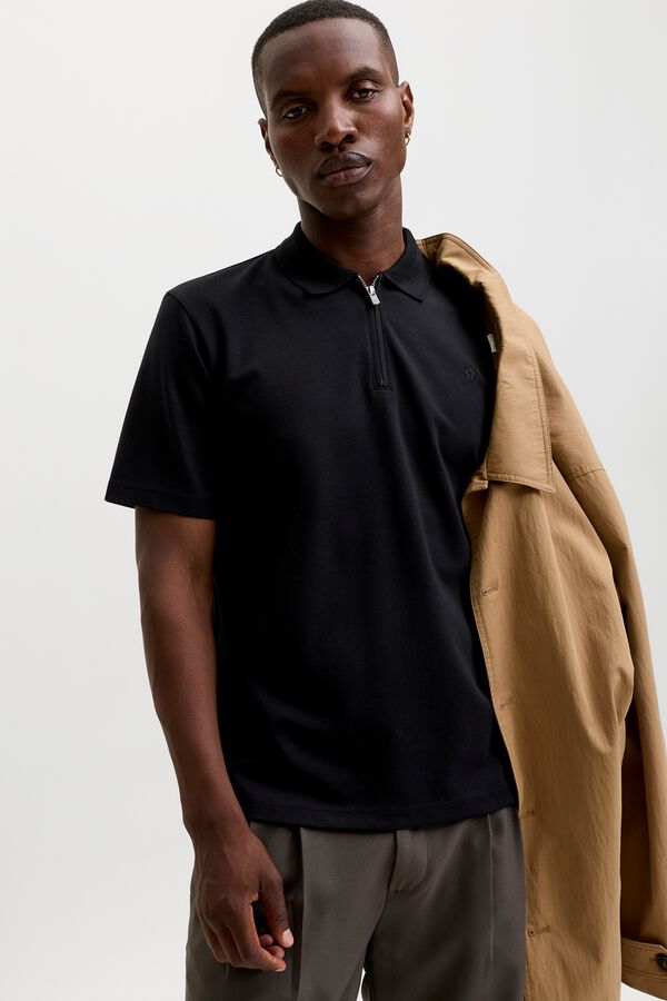 Jack & Jones Polo interlock regular fit Preto