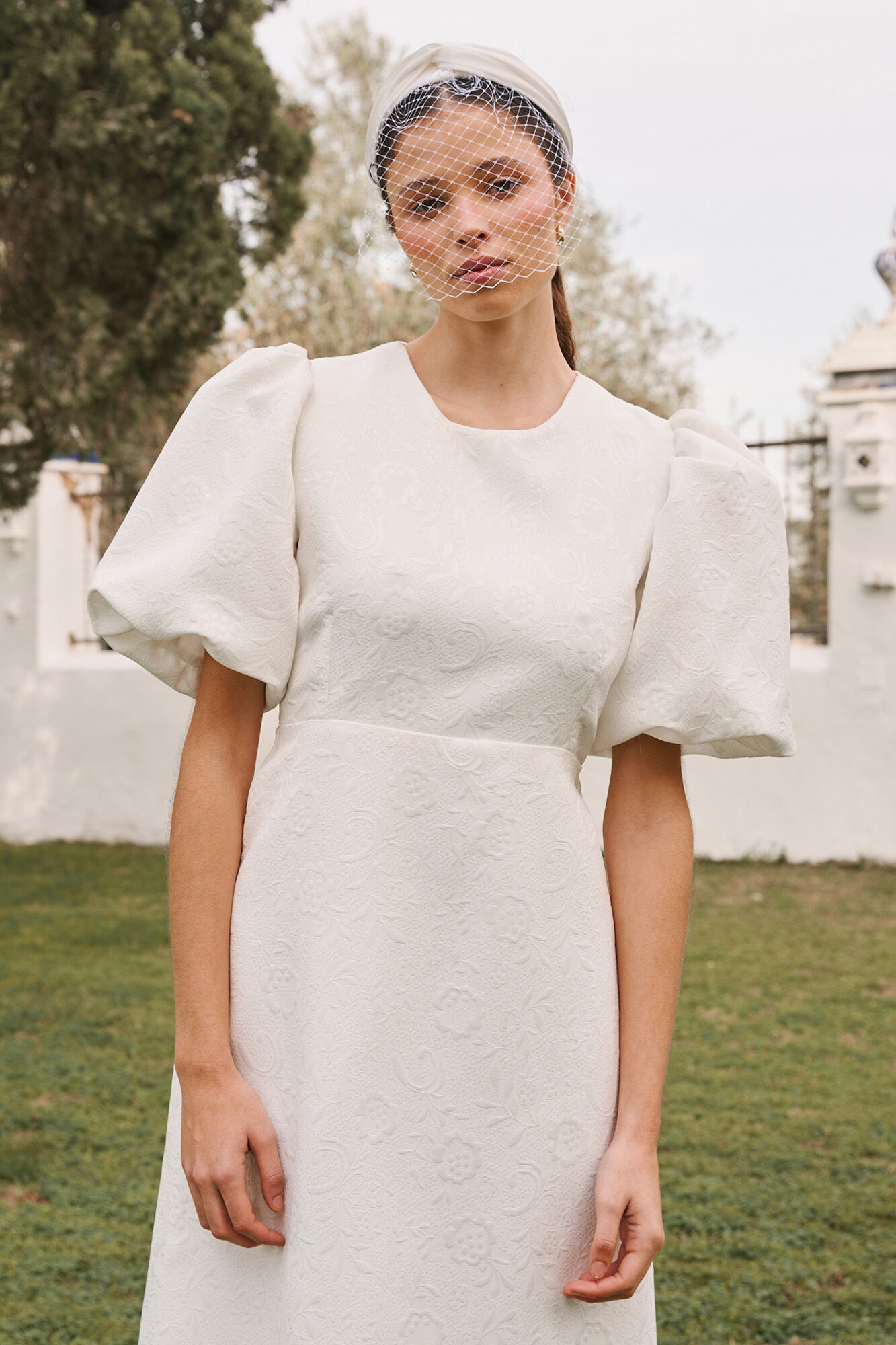 Vestido blanco sale cortefiel
