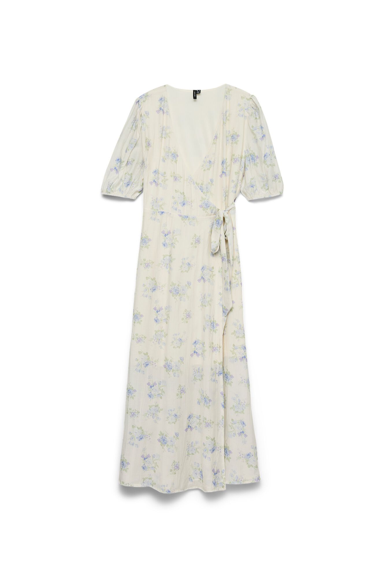 Vero Moda Vestido cruzado estampado