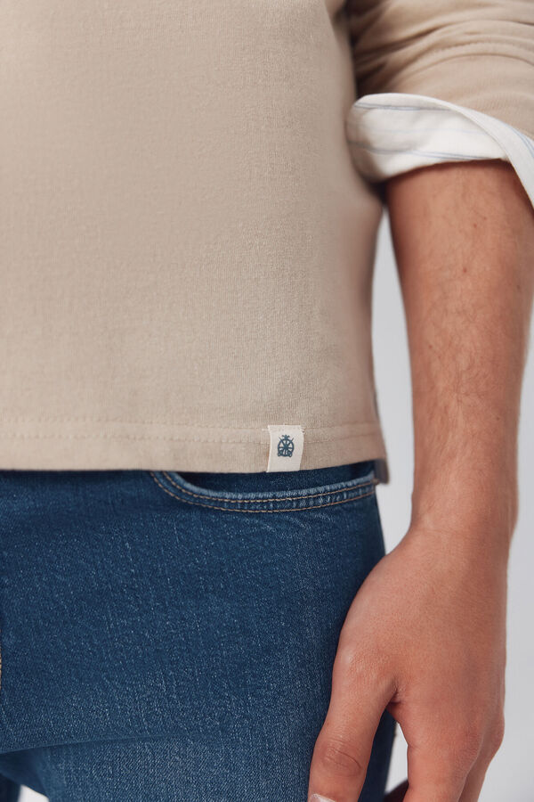 Cortefiel Polo rugby  Tostado