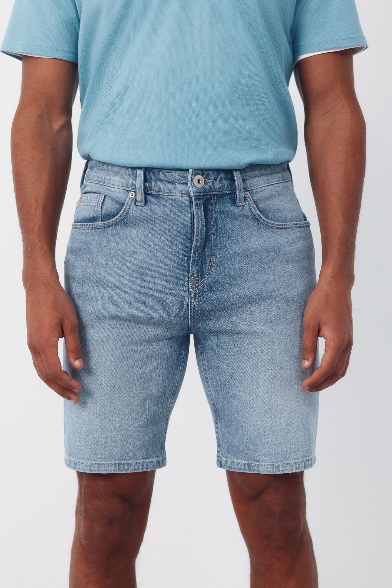 Cortefiel Bermuda denim regular