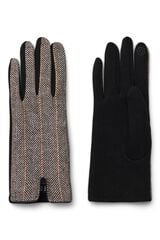 Vero Moda Luvas de tecido estampado Castanho