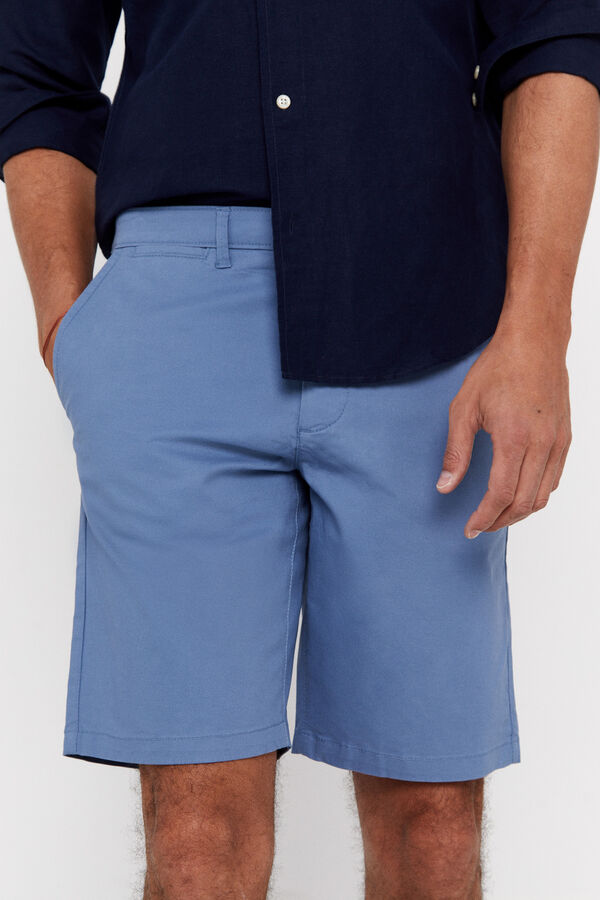 Cortefiel Bermuda shorts  Blue