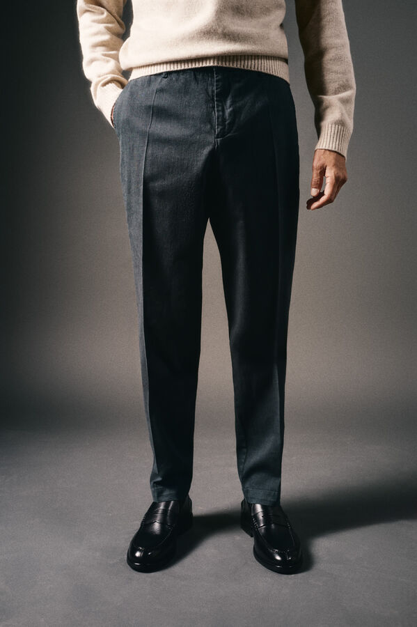 OOTO Calça calças chino coordenada Azul