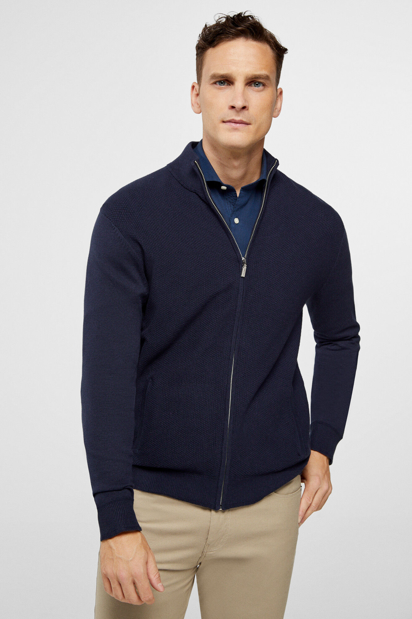 Nueva colección de chaquetas de punto Cortefiel para hombre | FASHIOLA.es